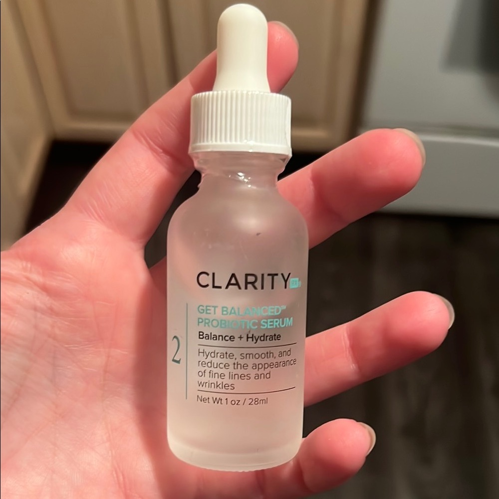 White Skincare Serum with Minimalist Design